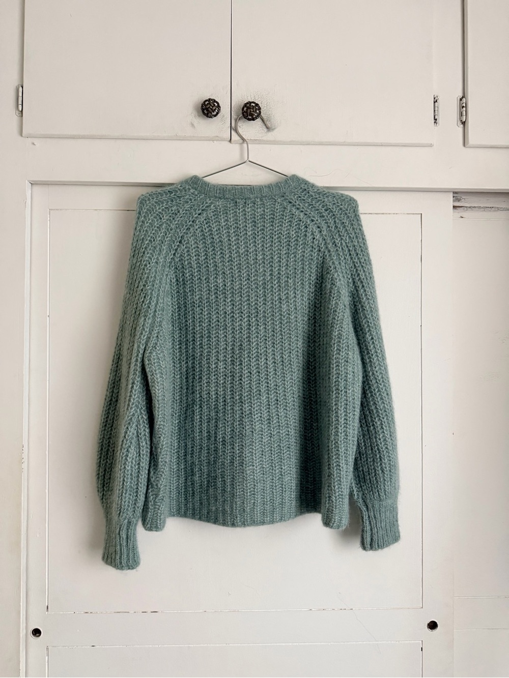 Sezane Emile Cardigan - Sea Mist - Picture 3 of 6